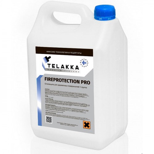 огнезащита для деревянных поверхностей 1 группа Telakka FIREPROTECTION PRO 5л