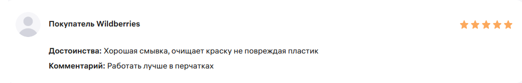 Отзыв на смывку краски с пластика Telakka SKP BIO 10 л